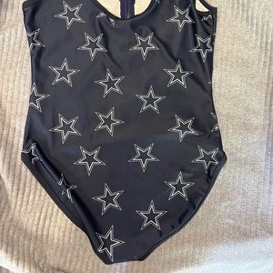 OFFICIAL NFL TEAM APPAREL Dallas Cowboys Swimsuit with Zipper